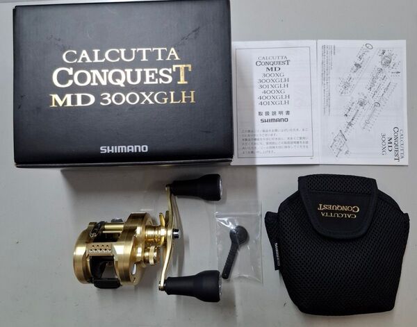 23 カルカッタコンクエストMD 300XGLH SHIMANO シマノ 右ハンドル ベイトリール