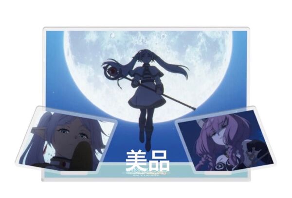 【美品】葬送のフリーレン 名シーンアクリルスタンド フリーレンvs アウラ ☆葬送のフリーレン展