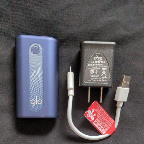 glo hyper+ 本体、充電器、USBケーブルセット