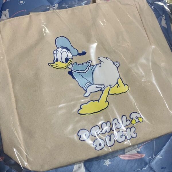 ドナルド トートバッグ ディズニー ストア モコモコ エコバッグ DONALD MOKOMOKO BIRTHDAY