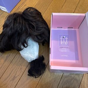 Fitme ブラック 医療用ウィッグ