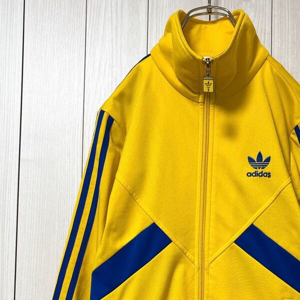 アディダス オリジナルス adidas トラックジャケット ブラジル 刺繍ロゴ バックプリント トレフォイル S ジャージ
