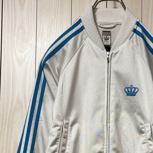 希少 アディダス オリジナルス adidas トラックジャケット RESPECT M.E. メンズ M ジャージ バックプリント