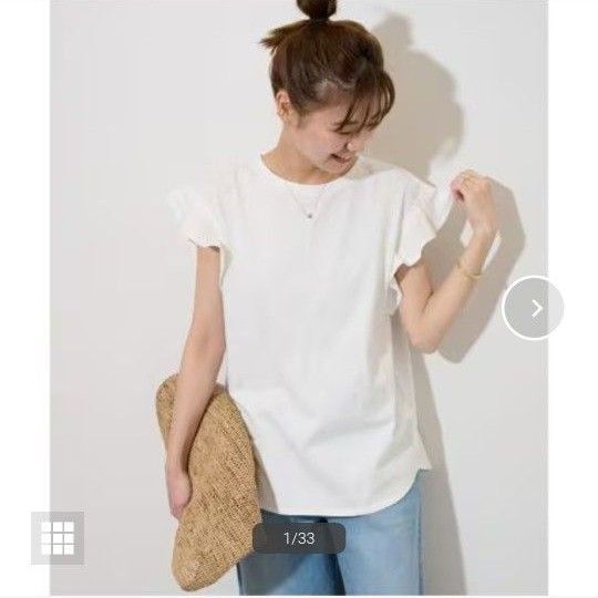 ジャーナルスタンダードレリューム フリルスリーブTシャツ