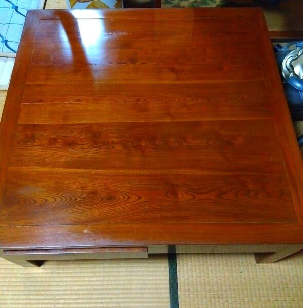 アンティーク 机 木製 ブラウン ローテーブル センターテーブル 天然木