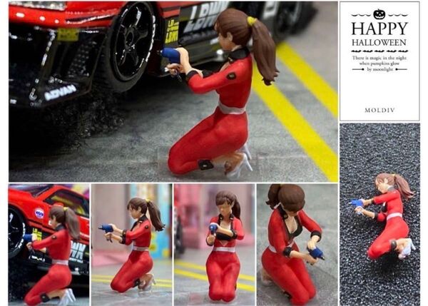 1:64 ヒッチハイク女子精密セクシーフィギュアストリートファイタートミカサイズ