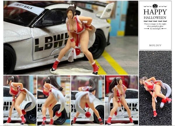 1:64 不知 火舞似精密塗装セクシーフィギュアストリートファイター日本未発売