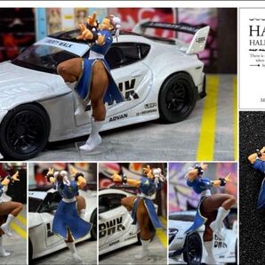 1/64 春麗似 フィギュア ゲーム ストリートファイタートミカサイズ ジオラマ