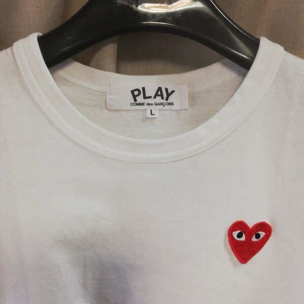PLAY COMME des GARCONS Tシャツ 赤ハート Lサイズ