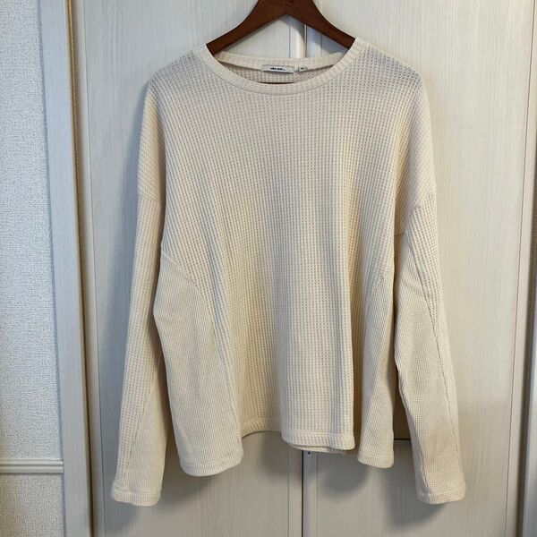 Niko and… ニコアンド Tシャツ ワッフル カットソー