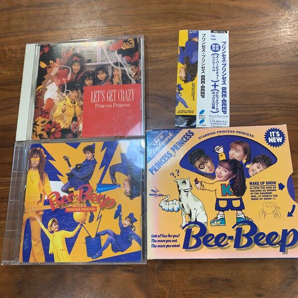 Bee-Beep Let’sgetcrazy プリンセスプリンセス 帯付