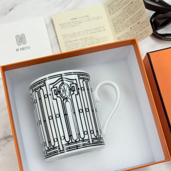 新品未使用 HERMES エルメス マグ 〈Hデコ〉 No1