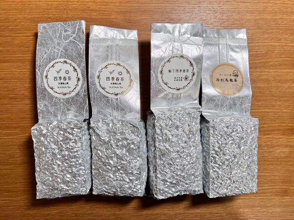 台湾茶 ウーロン茶 四季春茶150gx2 冷杉烏龍茶 梔子四季春茶150gx2
