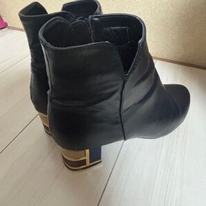 ブーツ ショートブーツ ブラック 5㌢黒