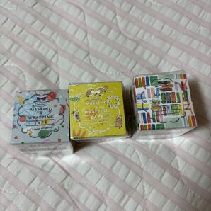 可愛い柄の養生テープ【未使用未開封】3個セット
