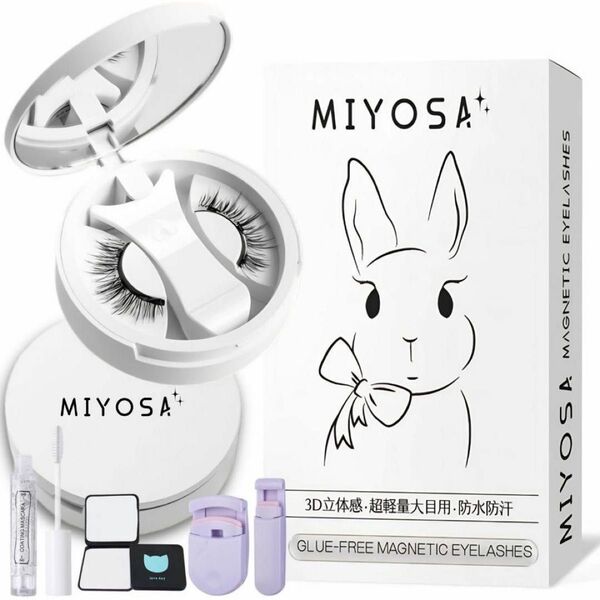 マグネットつけまつげ 超豪華セット 一体型 目元の魅力アップ 3D磁気 つけま