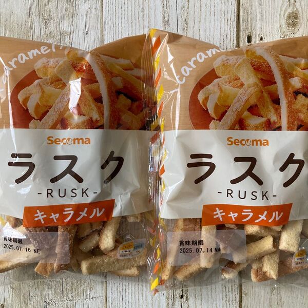 セコマ ラスク キャラメル味 100g 2袋セット