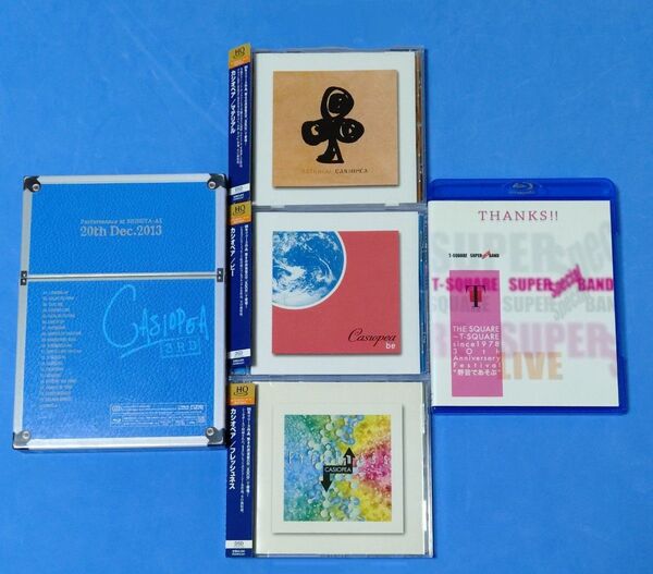 CASIOPEA入手困難HQCD 3点+TA・MA・TE・BOX Blu-ray +T-SQUARE 30th Blu-ray
