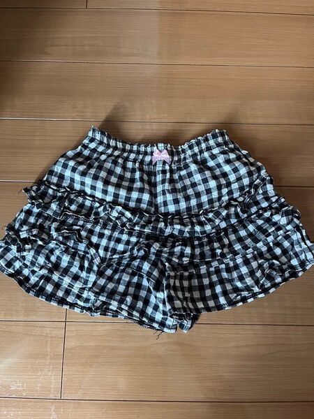 キュロットスカート ショートパンツ 130 120 キュロット