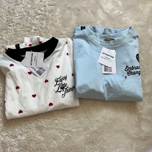 長袖ロングTシャツ女の子140セット