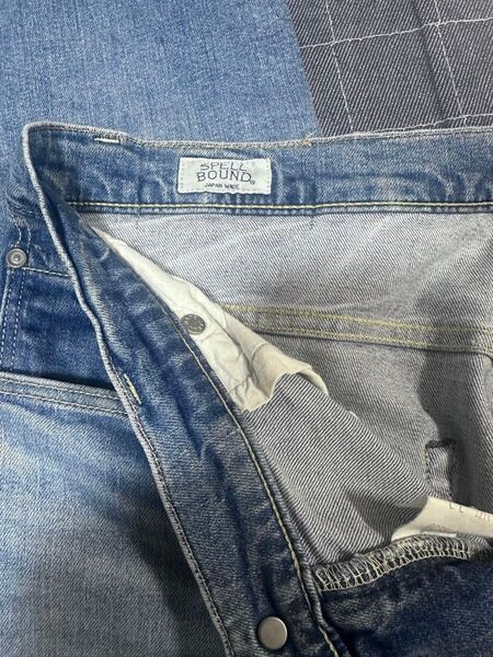 スペルバウンド ジーンズ メンズ Spell Bound フェードブルー 11oz ストレッチ デニムパンツ