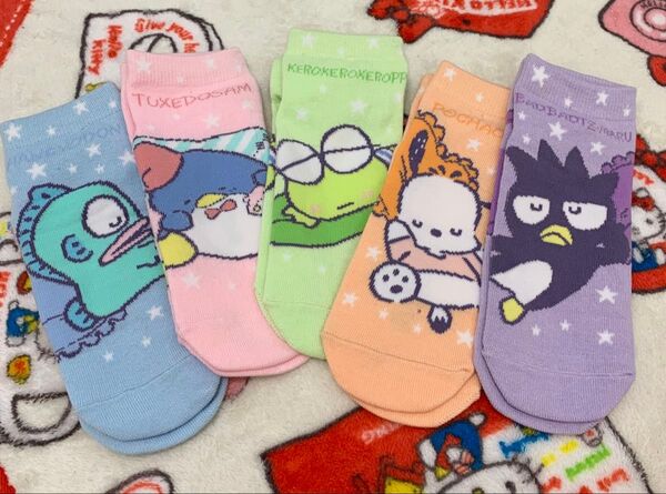 サンリオ ソックス レディース 5足セット 23-25センチ