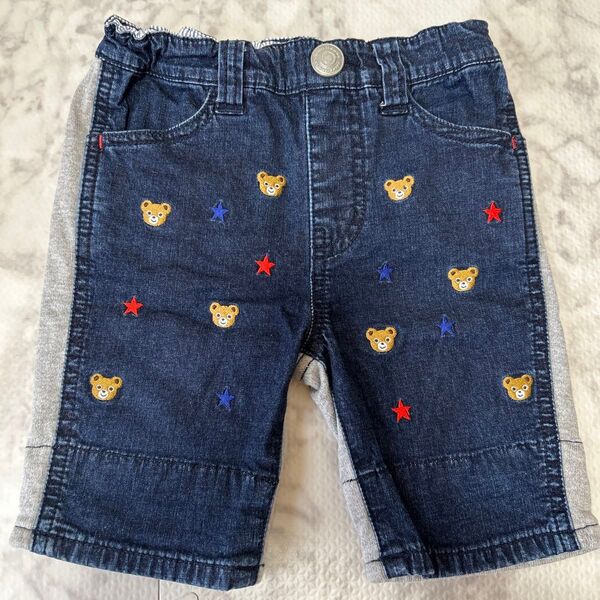 ミキハウス ハーフパンツ デニム プッチー 80