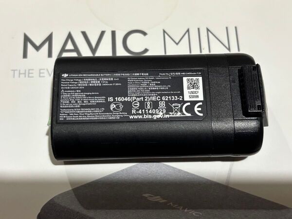 【良品】DJI MAVIC MINI マビックミニ MINI2 ミニ2 フライトバッテリー 大容量 2400mAh 1本 純正品