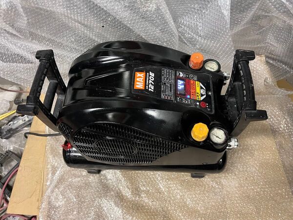 エアコンプレッサー★AK-HL1270E 良品 低騒音マックス★