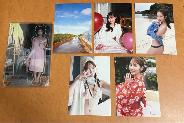 限定 小野六花 オフショット 生写真 写真展限定 5枚 アクリルスタンド 5周年 グッズ 希少 レア セクシー 女優 アダルト
