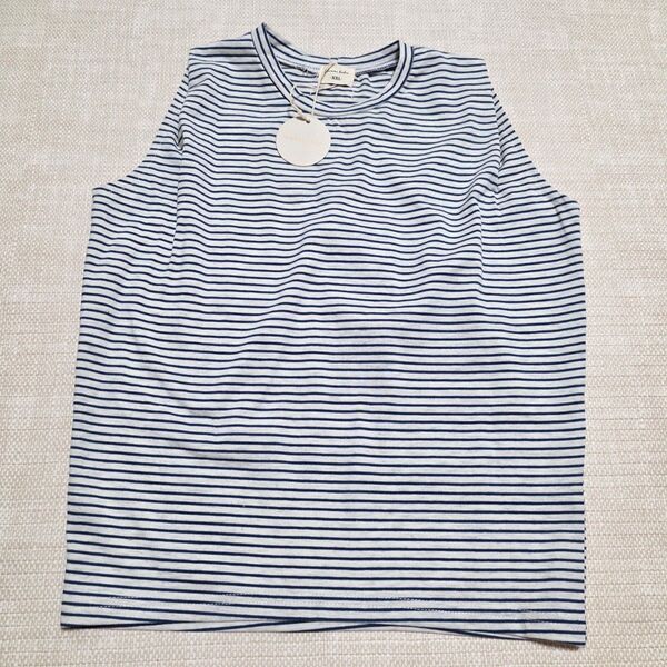 unembebe ノースリーブボーダーカットソー 120