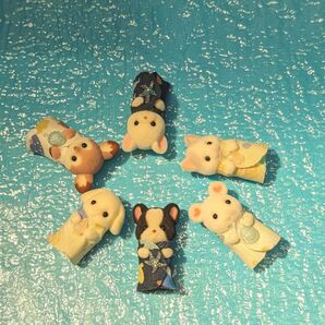 貝殻付きの服 紺バージョン★シルバニア(小さい赤ちゃん)