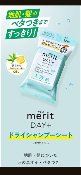 メリットデイプラス ドライシャンプーシート