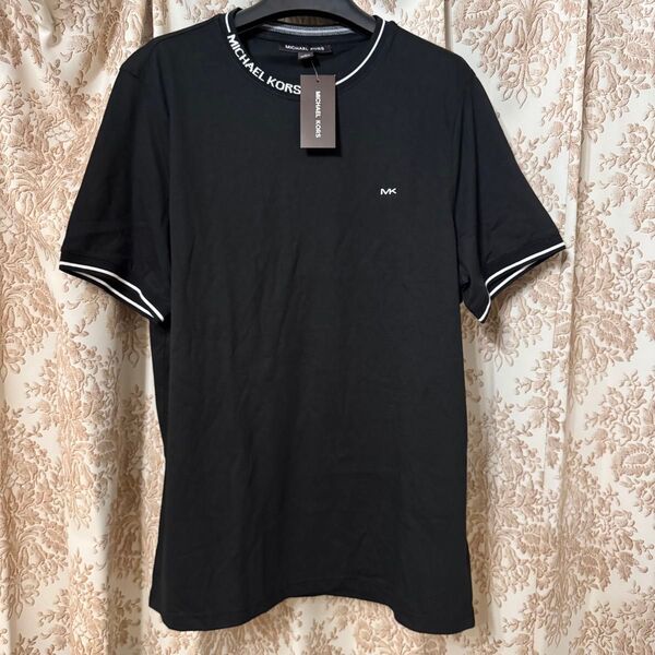 新品未使用 マイケルコース ロゴ Tシャツ 黒 M
