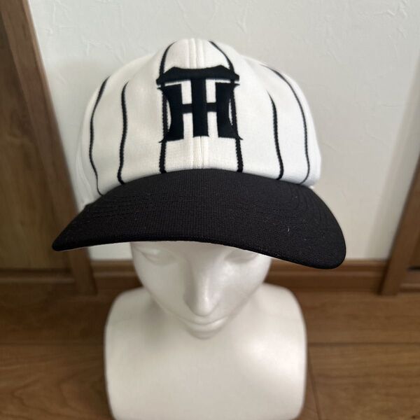 【極美品】阪神タイガース 縦縞ベースボールキャップ ヴィンテージ 野球帽 NPB 帽子
