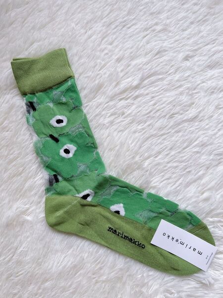 MA182 マリメッコmarimekko 靴下 シースルー レディースソックス