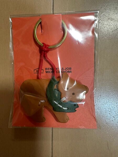 【希少】トラベラーズノート くま クマ チャーム キーホルダー、茶色、レザー