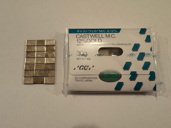 GC キャストウェルM.C. 金12% 30g+バラ21個合計51g