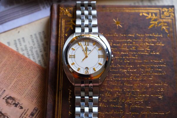 セイコー SEIKO クレドール シグノ GCAZ052 8J86-0AA0 ホワイト SS K18YG 腕時計 メンズ クォーツ