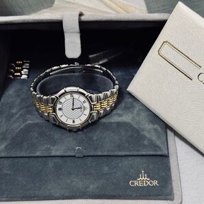 セイコー SEIKO 9579-6000 クレドール デイト クォーツ メンズ CREDOR