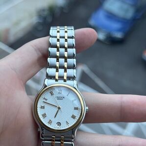 腕時計★SEIKO★セイコー★CREDOR★クレドール★8J86-6A00★デイト★18KTベゼル★メンズ現状品