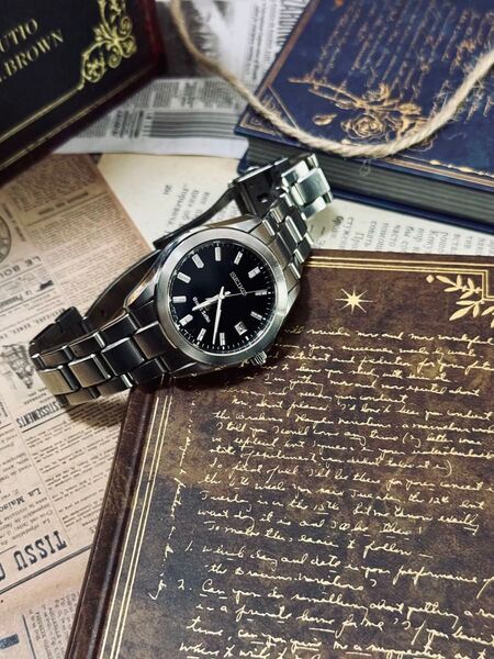 SBGF021 セイコー グランドセイコー 8J56-8020 黒文字盤 デイト メンズ腕時計 GRAND SEIKO