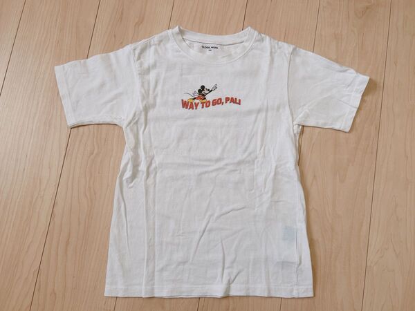 GLOBAL WORK ミッキーマウス Tシャツ 120 130 140 白