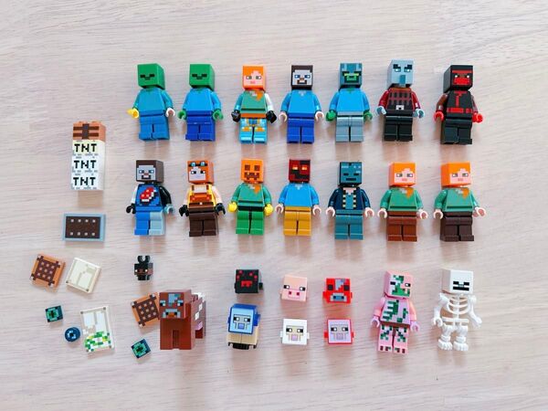 LEGO 正規品 Minecraft マインクラフト ミニフィグ まとめ売り①