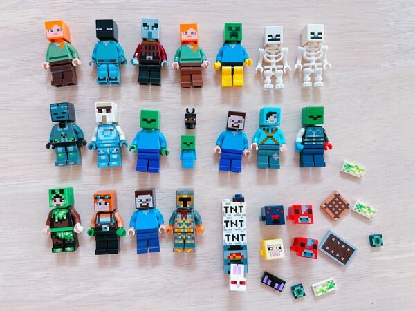 LEGO 正規品 Minecraft ミニフィグ ブロック まとめ売り②