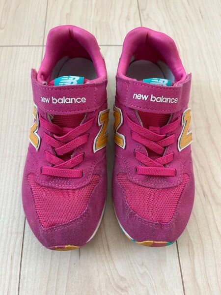 New Balance 996 キッズスニーカー ピンク 21cm