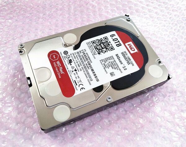 WD60EFRX WesternDigital 6TB 3.5インチHDD AVコマンド対応 ①