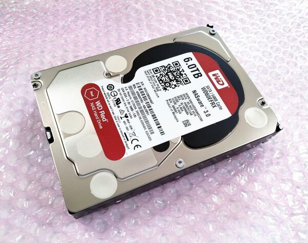 WD60EFRX WesternDigital 6TB 3.5インチHDD AVコマンド対応 ②