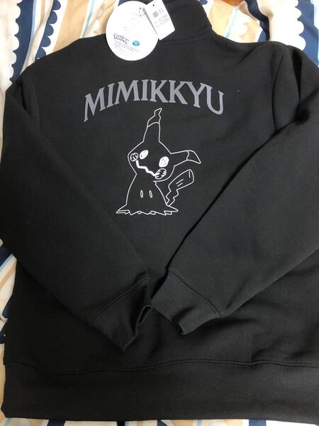 T. ポケモン ミミッキュ 長袖トレーナー サイズM ジップアップ スウェット クルーネック ポケットモンスター