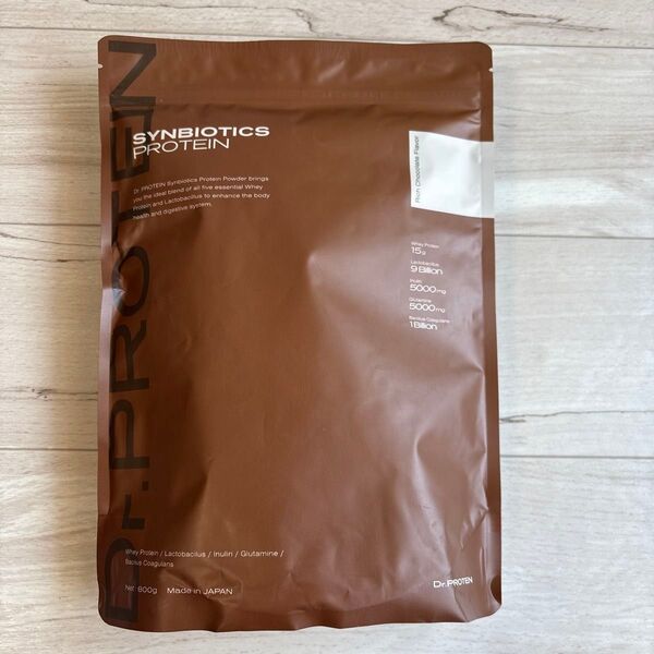 Dr.PROTEIN シンバイオティクスプロテイン リッチチョコレート賞味期限2026.12未開封新品